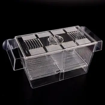 1buc acvariu Acrilic incubator cutia de Izolare de Înaltă calitate, multi-scop, tineri piscicultura cutie incubator