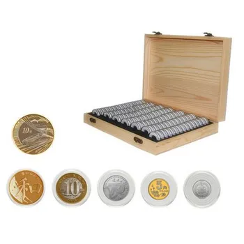 50/100BUC monedă cutie Cu Reglabil universal Pad Monedă Recipient 18/21/25/27/ 30mm #W0