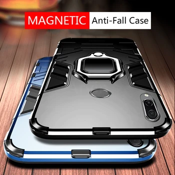 Pentru Huawei P30 Pro P20 Lite Onoarea 10 8x 20 de Anti-drop Inel Magnetic Stand Shell, rezistenta la Socuri Armura Caz de Telefon