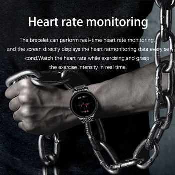 LIGE Noul Smartwatch IP67 impermeabil Sporturi ceas de ritm cardiac tensiunea arterială tracker de Fitness potrivit Pentru Android iOS smar twatch