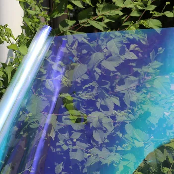 SUNICE VLT 80% Masina Fereastră Tentă Cameleon Pahar de Nuanțare Auto Casa Decoruri Auto-adeziv Nano Ceramic Film Mașină Tentă Film Solar