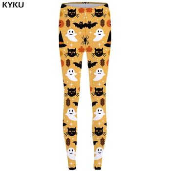 KYKU Brand Jambiere Leopard Animal legging femme Model de Pantaloni Stretch Talie Mare leggins Pantaloni pentru Femei Fitness legging