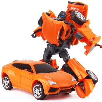 ABS Cifrele de Acțiune de Transformare Masina Robot Boy Toys Deformare Roboți Copii Cadouri TW T01 T02