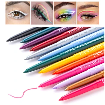 6 Buc/set Culoare Creion Dermatograf Kit Strălucitoare Eye Liner Waterproof Cosmetice de Lungă Durată Ușor de A Purta Culoare Alb Machiaj Creion de Ochi