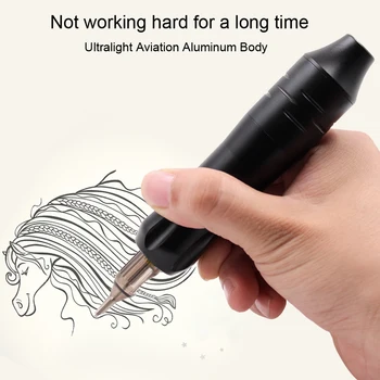 Biomaser Tatuaj Rotativ Pen Profesionale Machiaj Permanent Mașină, cu Ace de Tattoo Studio Consumabile