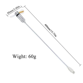 Ventilatoare USB Mini Timpul Și Temperatura de afișare cu LED-uri de Lumină Cool Gadget-uri Produse Pentru Laptop PC dropship
