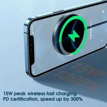 Noi 15W Magnetic Wireless Încărcător Wireless Charging Dock Încărcător Rapid Pentru iPhone 12/12Pro/12 ProMax/12mini Samsung Telefon Xiaomi