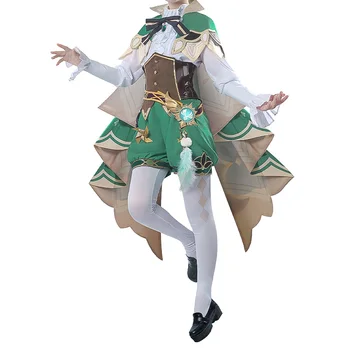 Anime! Genshin Impact Venti Barbatos Costum de Luptă Superb Uniformă Cosplay Costum Petrecere de Halloween, Costum Pentru Femei 2020 NOU