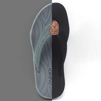 Brand Bărbați papuci de Vara Respirabil Sandale Pantofi pentru Bărbați Non-alunecare Tălpi de Cauciuc Papuci de Moda Casual în aer liber Pantofi Marimea 47