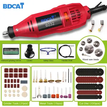 BDCAT 180w Gravură Electrice Rotative Instrument de Viteză Variabilă Mini Drill Mașină de Rectificat cu ajutorul Uneltelor Dremel Instrument Accesorii