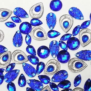 320Pcs albastru regal coase pe decorative strass crystal cristale de cusut, cristale și pietre pentru a meserii diy rochie de mireasa rochie de bal