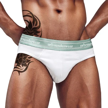 3Pcs Moda Bumbac Sexy Lenjerie de corp de Om Boxeri Chiloți iute Uscat Bărbați Slip Bikini Gay Lenjerie de corp pentru Bărbați Lenjerie de corp Cuecas