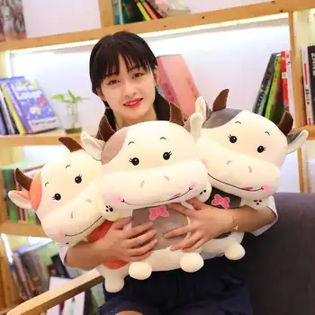 Nou Minunat Iubitorii de jucării de pluș Vaca de Companie Păpușă de Pluș Korean Drama Umplute Copilului Jucării Ziua de nastere Cadou de Craciun Perna WJ617