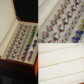 SAVOYSHI Butoni de Lux Cutie de Cadou de Înaltă Calitate din Lemn Pictat Cutie Autentică Dimensiune 240*180*55mm Capacitate de Bijuterii Cutie de Depozitare Set