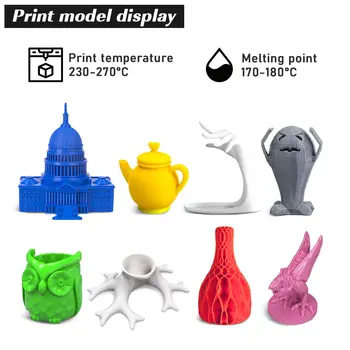 1kg ABS Filament Enotepad 1,75 mm Bobine din Plastic Producator Full Culori 3D Rezistență Chimică Material de Ambalare în Vid