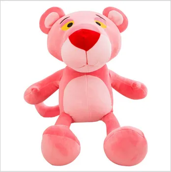 Papusa Moale Jucării de Pluș Pentru Copii Roz PantherSleeping Pereche Umplute &Animal de Pluș Jucării pentru Copii Pentru Sugari 27cm Cute Pink Panther