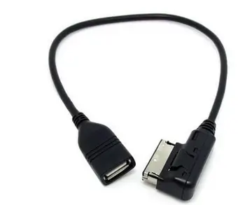 V. W Music Interface (MDI) (MMI) USB Cablu Aux Unitate Flash pentru Audi A3 A6 C6 A8 Q3 Q5 Q7 Q7 vw skoda yeti RNS510 RNS315