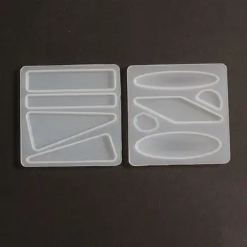 Cristal Rășină Epoxidică Mucegai Clip de Păr Barrette de Turnare Mucegai Silicon Manual DIY Artizanat Bijuterii Instrumente