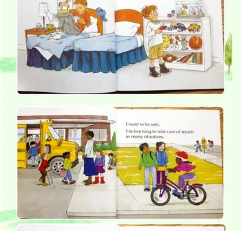 15 cărți/set Învățare pentru a Obține de-a lungul educativ pentru copii engleză imagine carte poveste abilități sociale IQ EQ practică pentru 5-10 ani