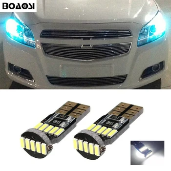 BOAOSI 2x T10 4014SMD LED fara Eroare Spranceana Pleoapa Bec Pentru Chevrolet Cruze Aveo Captiva Lacetti Naviga Sonic Camaro