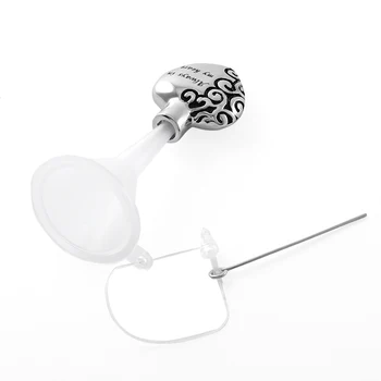 Plastic Clar Mini Pâlnie pentru Ulei Lichid Parfum Difuzor Colier Kit de Umplere Incinerare Bijuterii Cenușă Cu caietul de sarcini