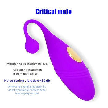 De la Distanță fără fir Vibrator punctul G, Clitorisul Stimulator Vaginal Sărituri Ou de Silicon Vibrator Vibratoare Chilotei Adult Jucării Sexuale pentru Femei