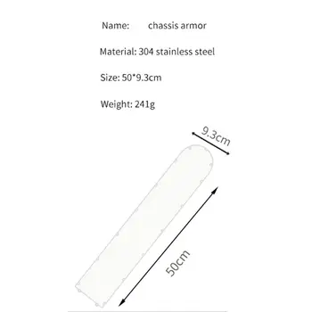 Pentru Xiaomi Mijia M365 Scuter Electric Baterie Capac Din Oțel Inoxidabil Rezistent La Apa Podea Capace Colorate Accesorii De Protecție