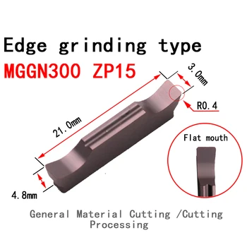 MOSASK MGGN 10buc MGGN300 ZP15 CNC Strung de Cotitură Instrument de Cioplire de Prelucrare a Oțelului Inoxidabil Tăiat Insertii Carbură de Tungsten