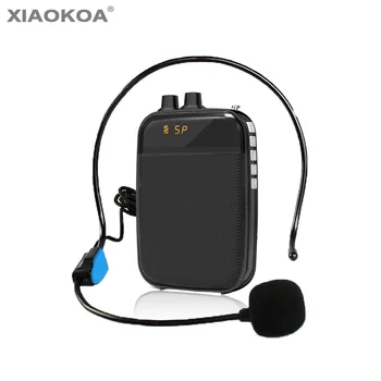 Vocea Amplificator Difuzor Mini Microfon de Cască pentru Profesor-de Promovare specifice Ghid de Megafon Întâlnire Discurs XIAOKOA