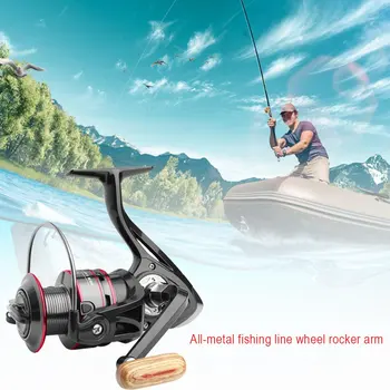 Toate-Metal De Pescuit Rola Culbutorului Grad Profesional-Tijă De Pescuit Tambur De Înaltă Precizie Spinning Wheel Tambur