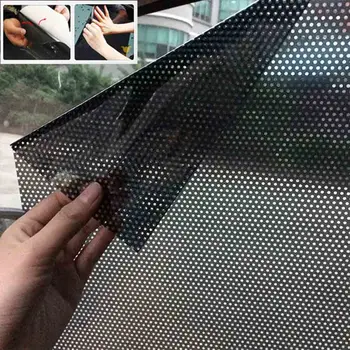 Pereche de 72*52cm DIY Masina umbrele de Soare Film Geam de Protecție a Acoperi Partea de Umbră a Acoperi Bloc Static Vizorul Scut Ecran Autocolant