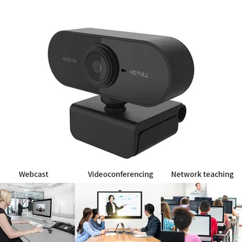 HD 1080P Webcam Calculator Mini PC WebCamera cu Microfon Rotativ Camere pentru transmisiunea Live Video de Asteptare Conferință de Munca