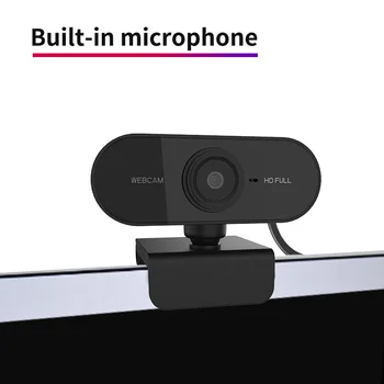 HD 1080P Webcam Calculator Mini PC WebCamera cu Microfon Rotativ Camere pentru transmisiunea Live Video de Asteptare Conferință de Munca