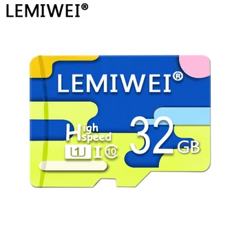 Lemiwei Patru Culori de Calitate Superioară Card de Memorie de 32GB TF Card de 64GB Flash Card de 16GB Clasa 10 Impermeabil de Culoare Pentru Telefon
