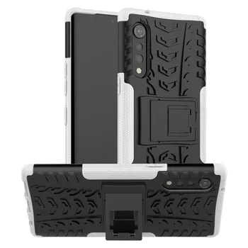 Accidentat Caz pentru LG Caz de Catifea Telefon Caz cu Stand Titular Silicon Armor Non-alunecare rezistent la Șocuri Capac de Protecție