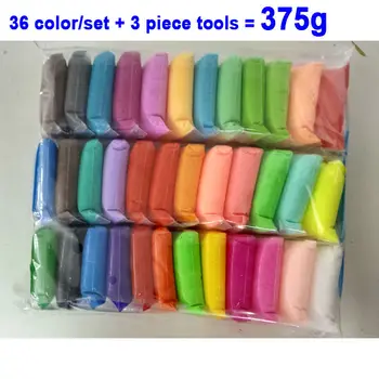 36 culori/Set Moale de Aer Uscat Modelare Lut pentru Copii mai Devreme Jucarii Educative Lut Polimeric Farmece Manual Plastilină