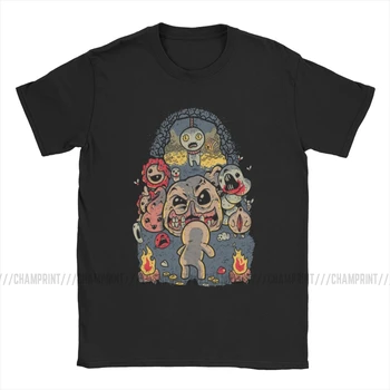 Men ' s T-Shirt Legarea De Isaac Bumbac Tricouri Maneca Scurta Placenta Renaștere Joc de Miel Demon Tricouri Gât Topuri 4XL 5XL