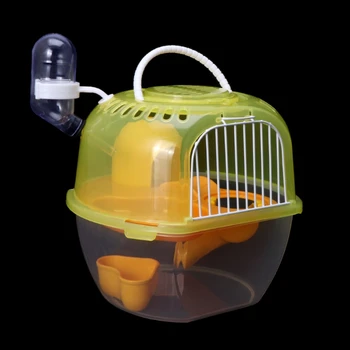 Cusca Hamster În Aer Liber, De Călătorie Portabil Dublu Strat De Plastic Care Transportă Casa De Locuit
