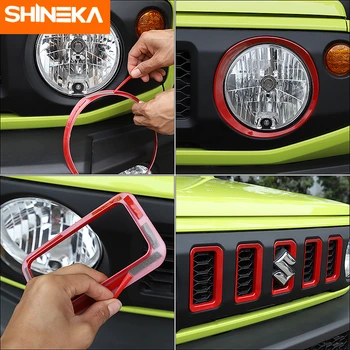 SHINEKA Styling Auto Pentru Suzuki Jimny Masina Grila Fata Faruri Decor Acoperi Autocolante Kit Pentru Suzuki Jimny 2019+ Accesorii