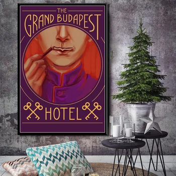 P102 A Nu Se Lăsa Grand Budapest Hotel Film De Artă Pictură Pânză De Mătase Poster De Perete Decor Acasă
