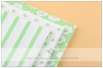 2016 Mozaic Verde Tesatura de Bumbac Pentru Cusut Tesatura de Bumbac Imprimat cu Flori 40*50cm Ț Sferturi de Grăsime Pânză 3PCS/o Mulțime A2-3-31