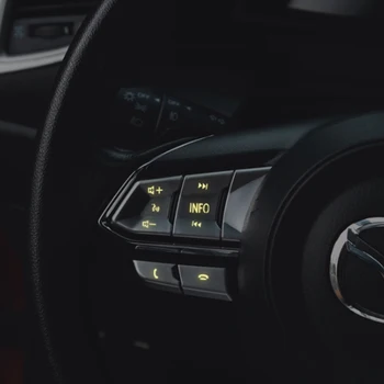 10buc Luminoase Masina Volan Buton Panou Buton Trim Paiete Acoperire Autocolant Pentru Mazda CX-5 CX5 2017 2018 2019 Accesorii