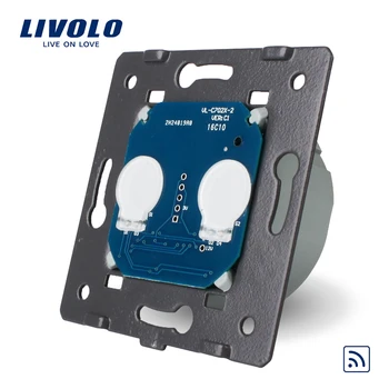 Livolo UE Standard Întrerupător la Distanță, Fără Cristal Panou de Sticlă,AC 220~250V, Lumina de Perete de la Distanță Comutator Tactil+Indicator LED,VL-C702R