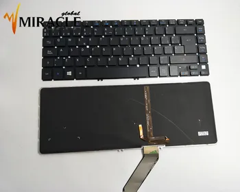 Reparații Viață Nouă tastatură spaniolă pentru Acer Aspire V5-431 V5-431G V5-431P V5-431PG SP layout cu iluminare din spate de Vânzare Fierbinte
