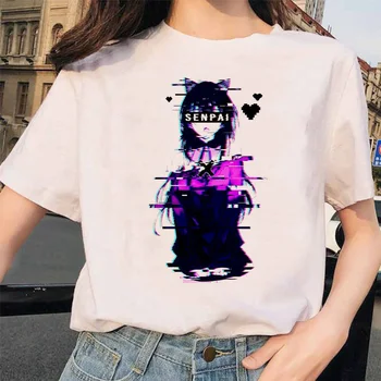 Anime-ul japonez Tricou Femei Harajuku mediul Academic tricou Amuzant TshirtTop Teuri estetic Feminin haine tricouri femei 2020