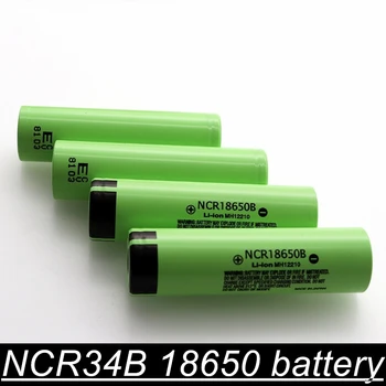 2020 Nou Original 4BUC NCR18650B 3400mah 3.7 V 18650 Litiu Reîncărcabilă Baterie Pentru Lanternă baterii