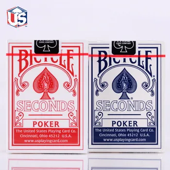 2 buc/Set Bicicleta Secunde Carti de Joc Blue&Red Rider Spate Pachet Standard USPCC Poker Carte de Magie Jocuri Trucuri de Magie