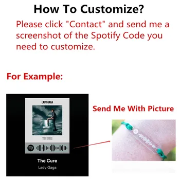 KristenCo Personalizate Spotify Cod Colier Cubanez lanț personalizate personalizate Spotify cod pentru femei Bijuterii Cadou
