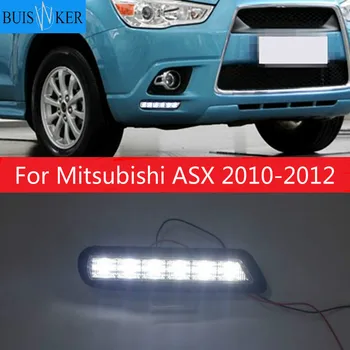 2 buc Pentru Mitsubishi ASX 2010 2011 2012 LED DRL Daytime Running Light lumina Zilei alb lampă de avertizare auto-Styling lumini