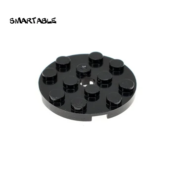 Smartable Placă Rotundă 4x4 cu Pin Hole Blocuri MOC Parte Jucarii Compatibil Marca Majore 60474 Technic City 20buc/lot